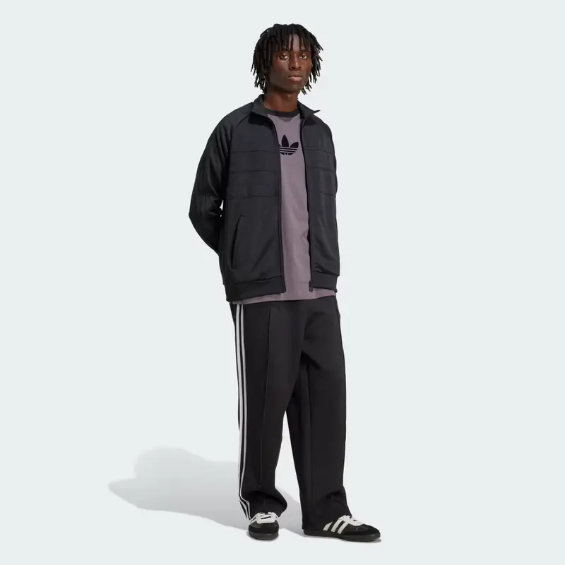 Pantaloni da allenamento Adicolor Spacer Baggy Black miniatura 3