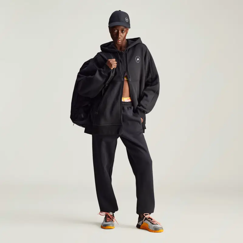 Pantaloni da allenamento adidas by Stella McCartney Loose Black miniatura 3