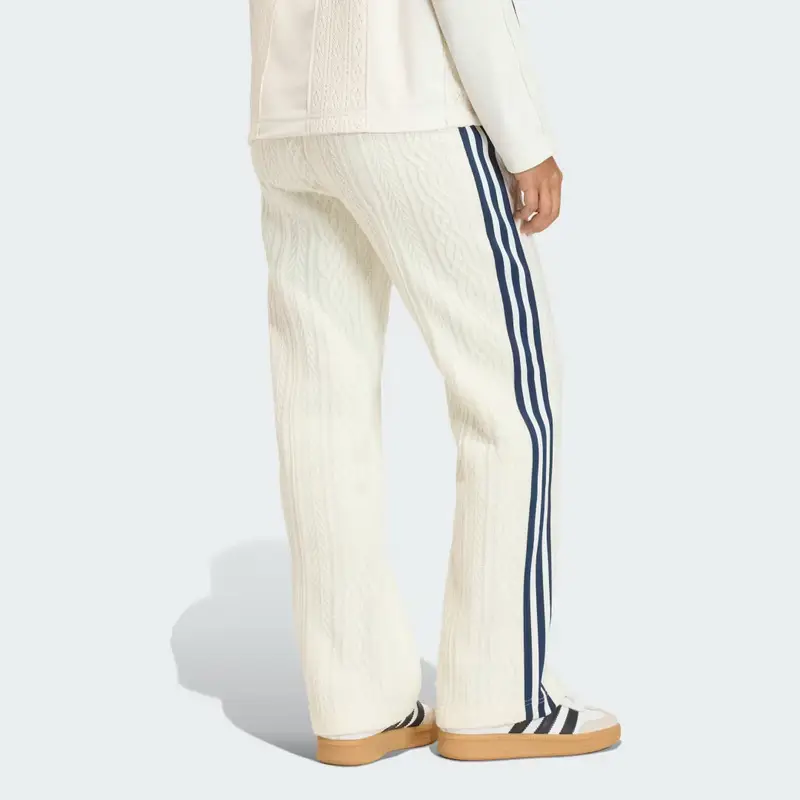 PANTALONI DA ALLENAMENTO ADIDAS ORIGINALS KNIT CLASSIC Off White miniatura 2