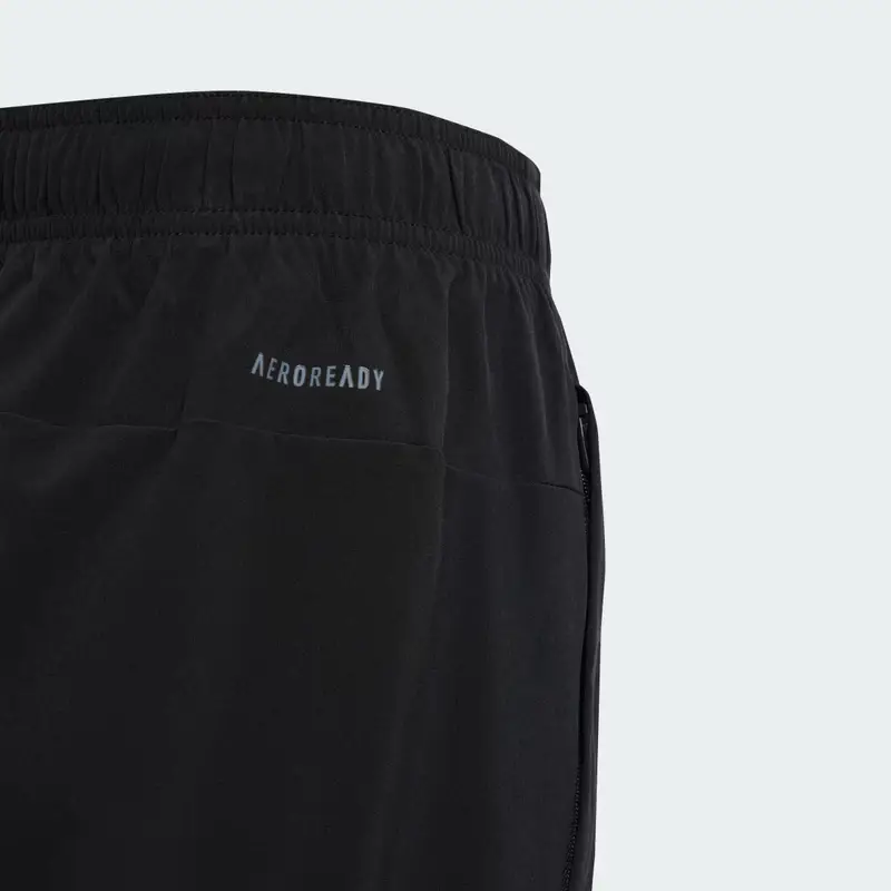 Pantaloni da allenamento AEROREADY Woven Junior Black miniatura 4