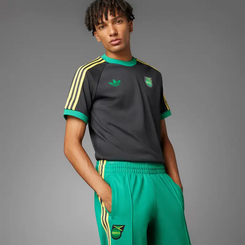 Pantaloni da allenamento Beckenbauer Jamaica Court Green miniatura 3