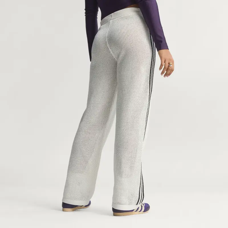 PANTALONI DA ALLENAMENTO FIREBIRD LAVORATI A MAGLIA E ALL' UNCINETTO Off White miniatura 2