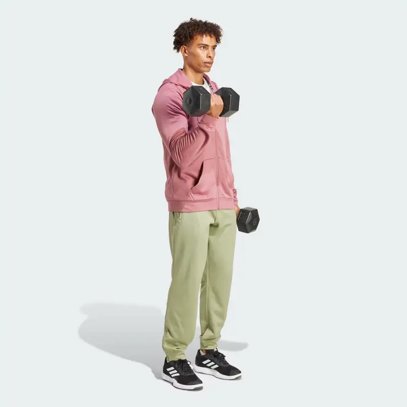 Pantaloni da allenamento Game and Go 3 Bar Logo Tent Green miniatura 3