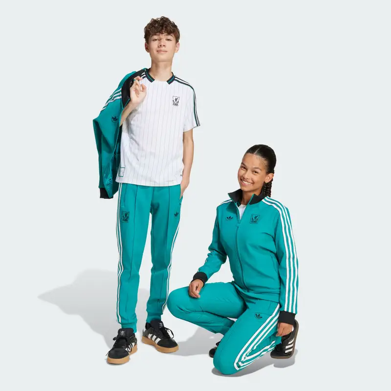 Pantaloni da allenamento Liverpool FC Terrace Icons Bambini Sea Green