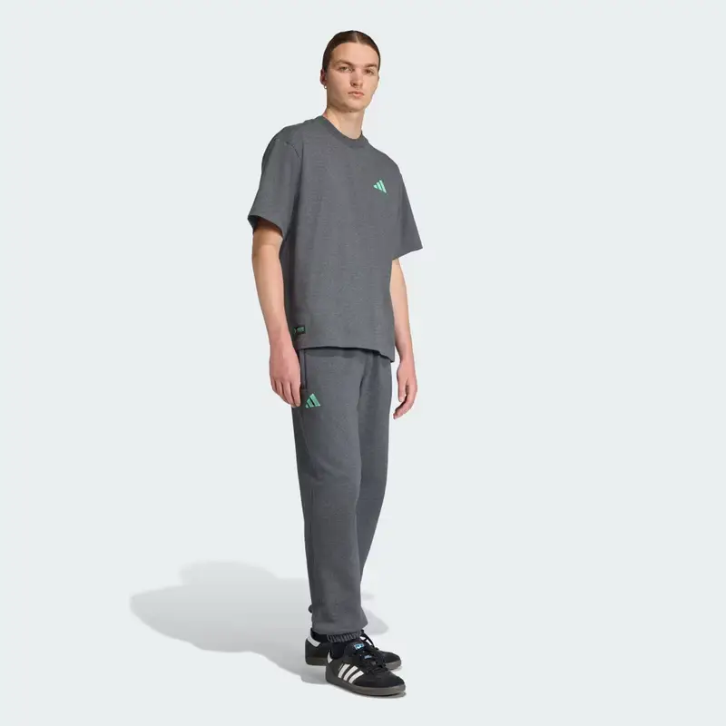 PANTALONI DA ALLENAMENTO MERCEDES - AMG PETRONAS FORMULA ONE TEAM PREMIUM Dark Grey Heather miniatura 3