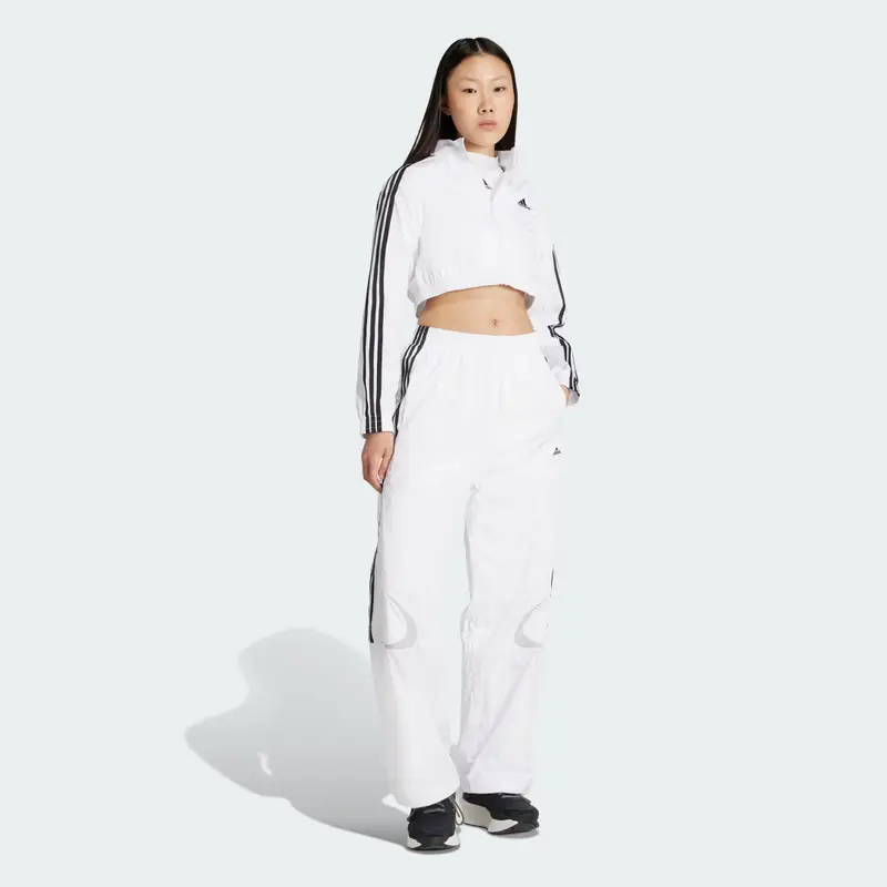 Pantaloni da allenamento Teamgeist adicolor Oversized White miniatura 3