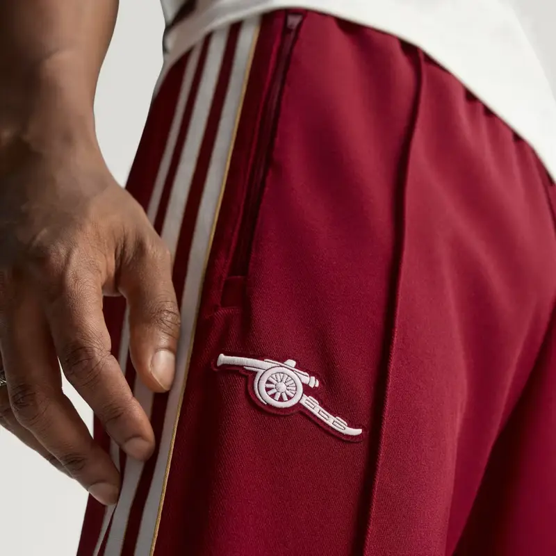 Pantaloni da allenamento Terrace Icons Arsenal FC Team Coll Burgundy 2 miniatura 3