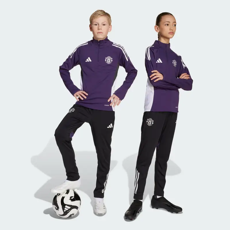 Pantaloni da allenamento Tiro 25 Competition Junior Manchester United FC Black