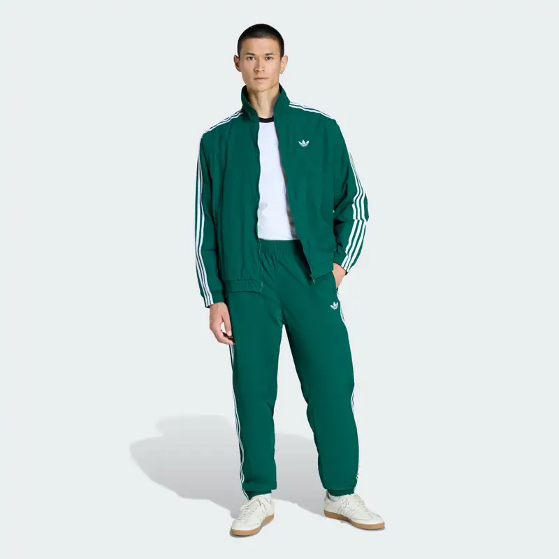 Pantaloni da ginnastica in tessuto Firebird Collegiate Green miniatura 3