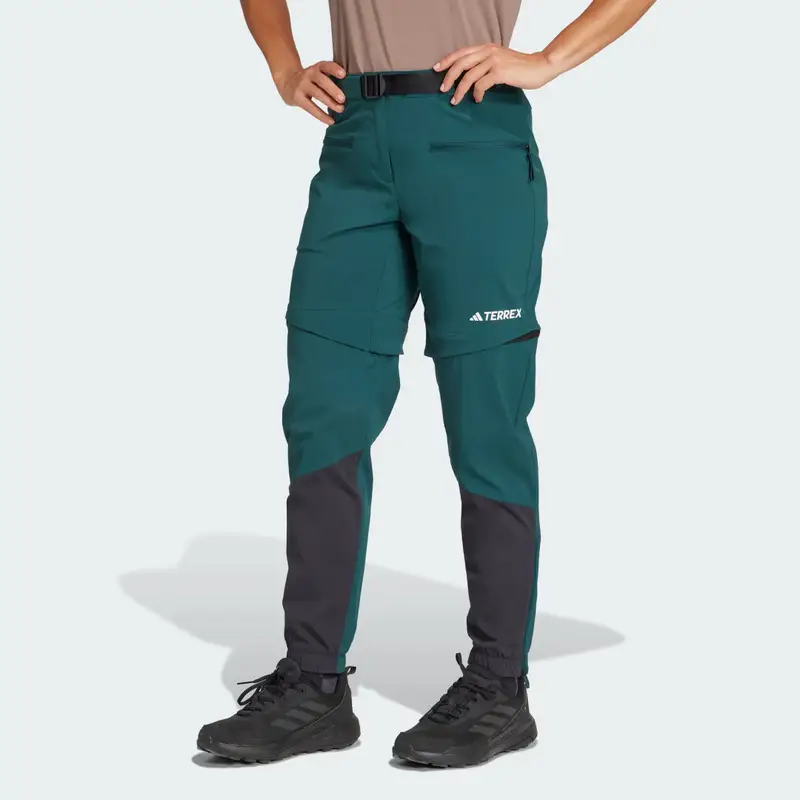 Pantaloni da hiking Terrex Utilitas Zip-Off Aurora Ivy