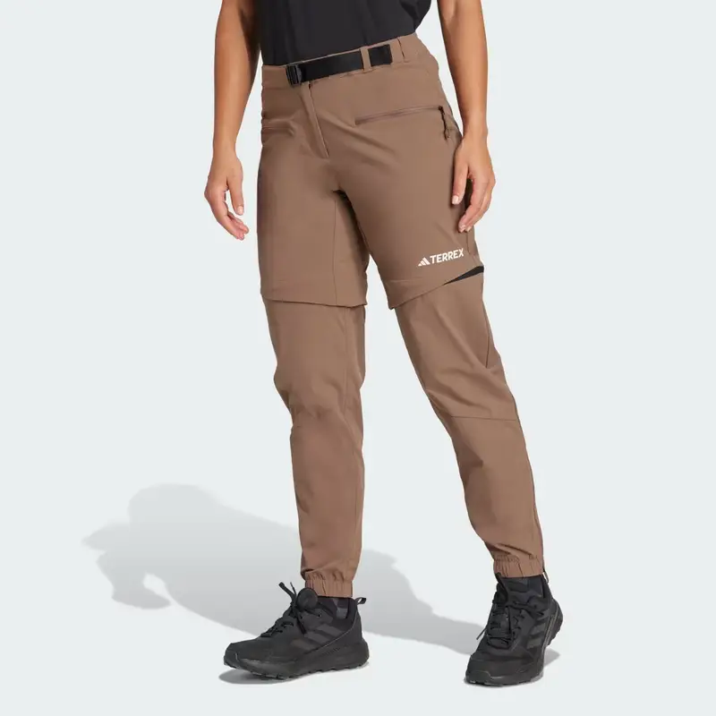 Pantaloni da hiking Terrex Utilitas Zip-Off Earth Strata