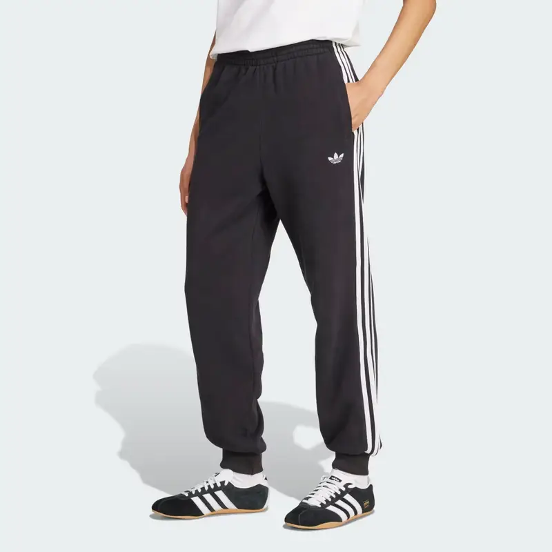 Pantaloni da jogging regolari a 3 strisce Adicolor Black