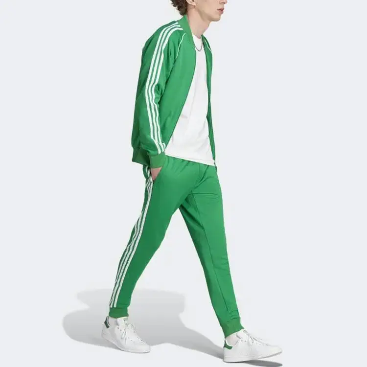 pantaloni da tuta adidas Adicolor Classics SST Verde/Bianco Uomo Streetwear IK3515 XXL miniatura 4