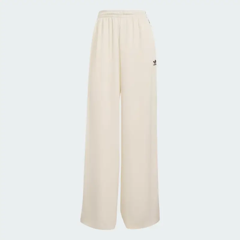 Pantaloni da tuta larghi Adicolor Satin Cream White miniatura 4