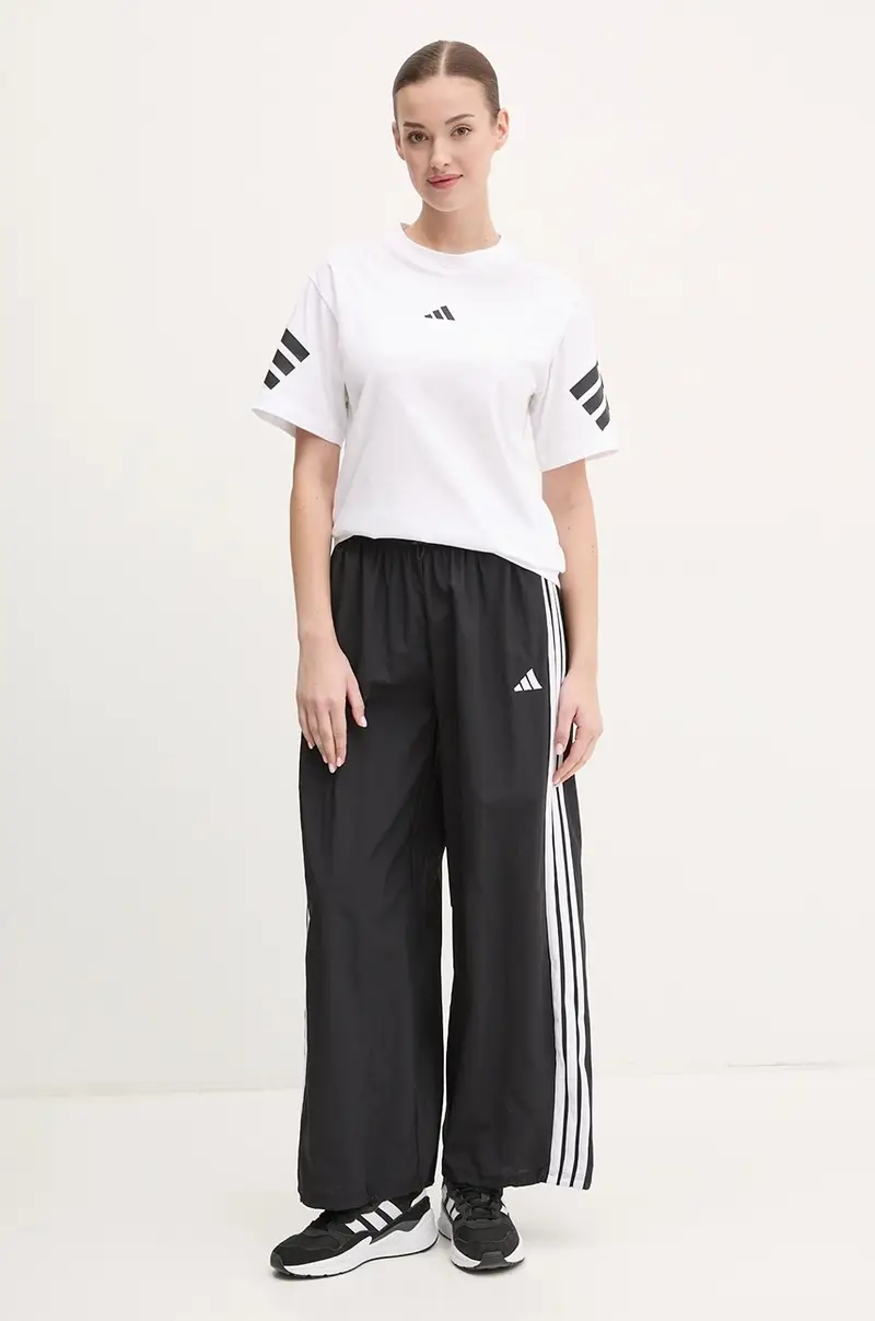 pantaloni della tuta Essentials donna colore nero con applicazione JE1306 miniatura 2