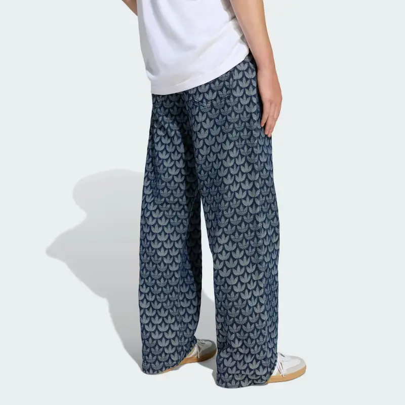 Pantaloni Denim Loose Monogram Indigo Denim miniatura 2