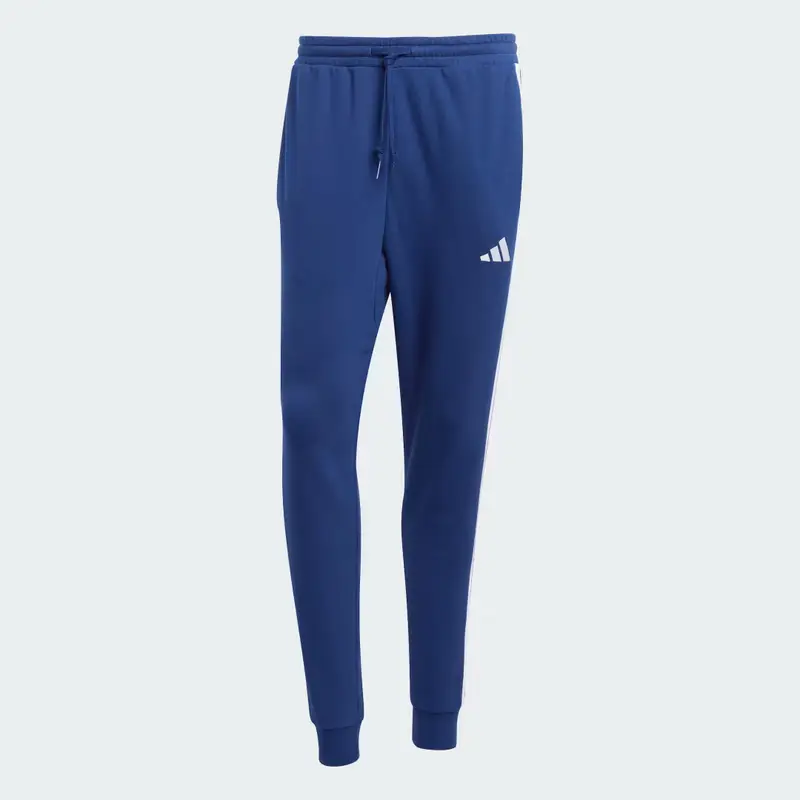 Pantaloni Essential 3-Stripes French Terry Dark Blue miniatura 4