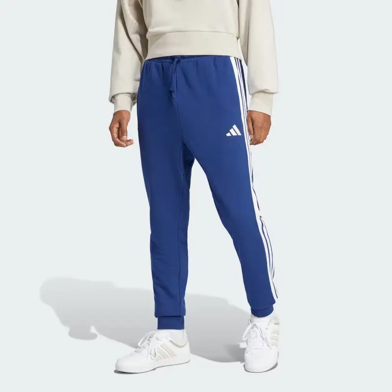 Pantaloni Essential 3-Stripes French Terry Dark Blue