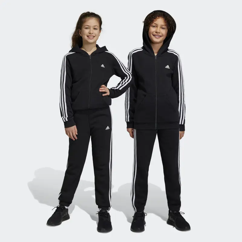 Pantaloni Essentials 3-Stripes Fleece | Adidas Nero