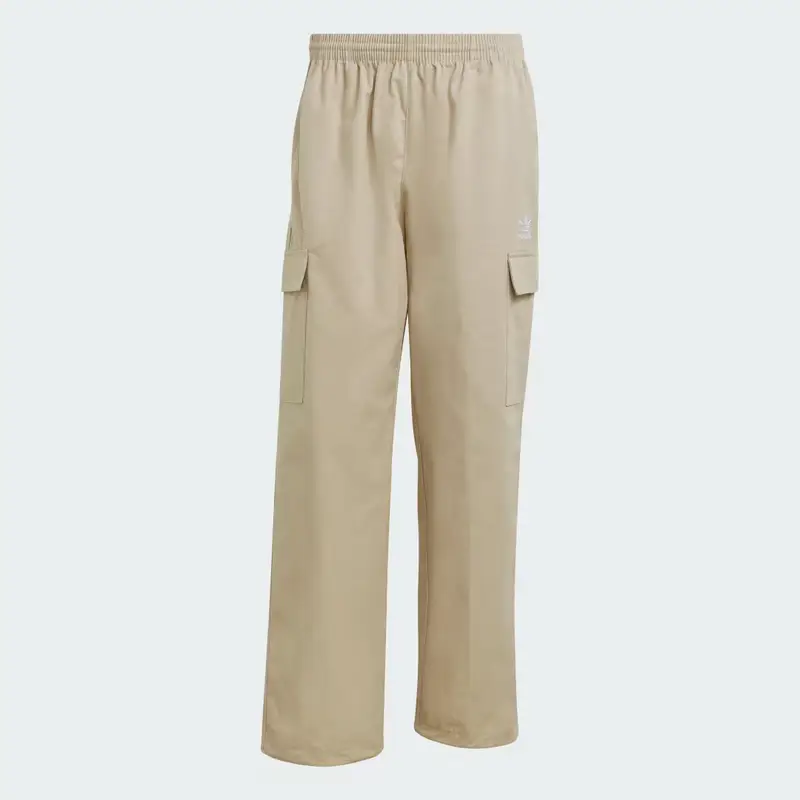 Pantaloni Essentials con Trifoglio Stone Khaki miniatura 4
