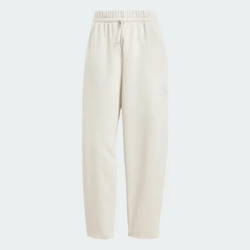 Pantaloni Essentials Contemporary Logo Fleece Barrel Beige miniatura 4