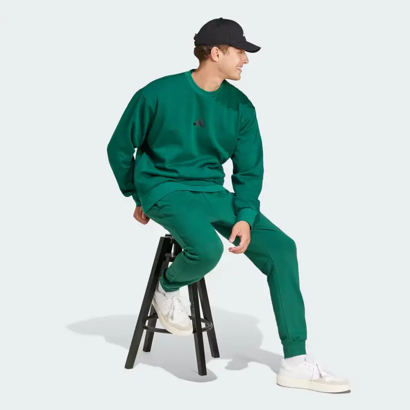 Pantaloni Essentials Feel Comfort French Terry Collegiate Green miniatura 3