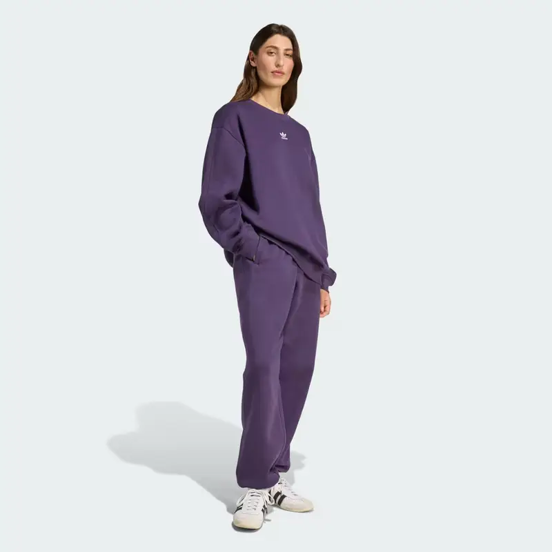 Pantaloni Essentials Fleece Loose Aurora Plum miniatura 3