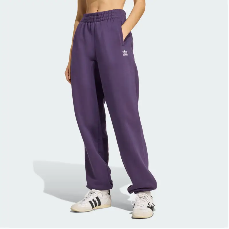 Pantaloni Essentials Fleece Loose Aurora Plum