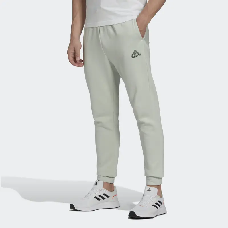Pantaloni Essentials Fleece Regular Tapered | Adidas Verde