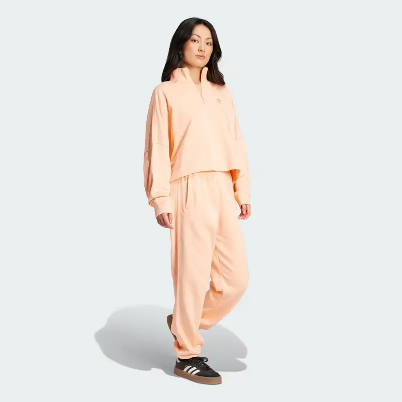 Pantaloni Essentials French Terry Glow Pink miniatura 3