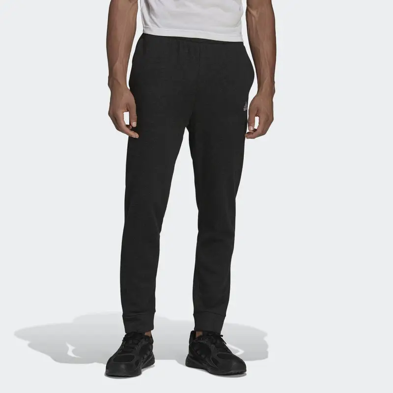 Pantaloni Essentials French Terry Mélange | Adidas Nero