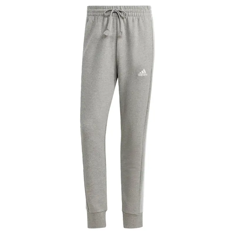 Pantaloni Essentials French Terry Tapered Cuff 3-Stripes | Adidas Grigio