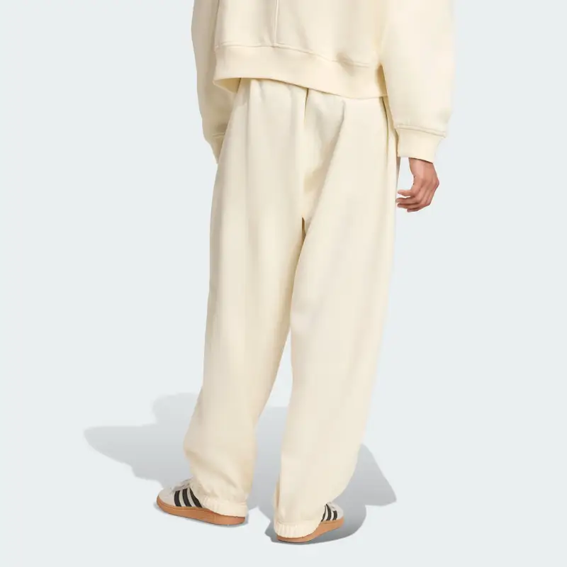 Pantaloni Essentials Linear Jogger Oversized Cream White miniatura 2
