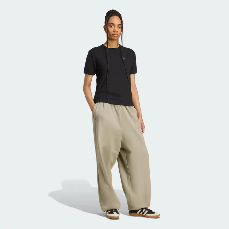 Pantaloni Essentials Linear Jogger Oversized Silver Pebble miniatura 3