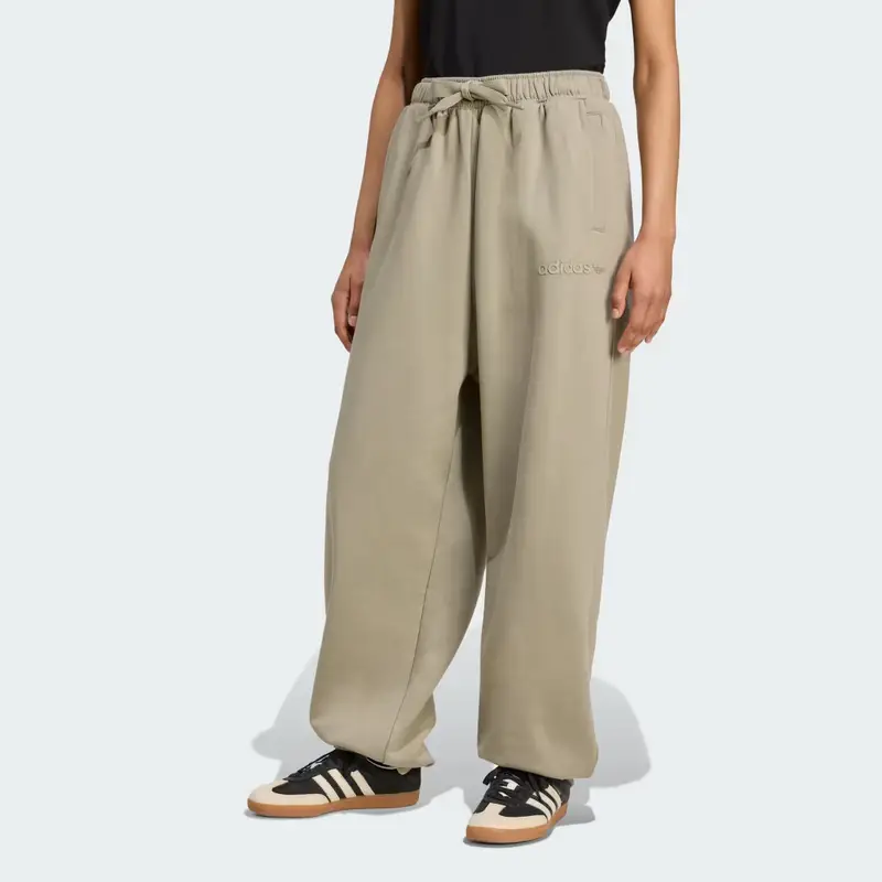 Pantaloni Essentials Linear Jogger Oversized Silver Pebble