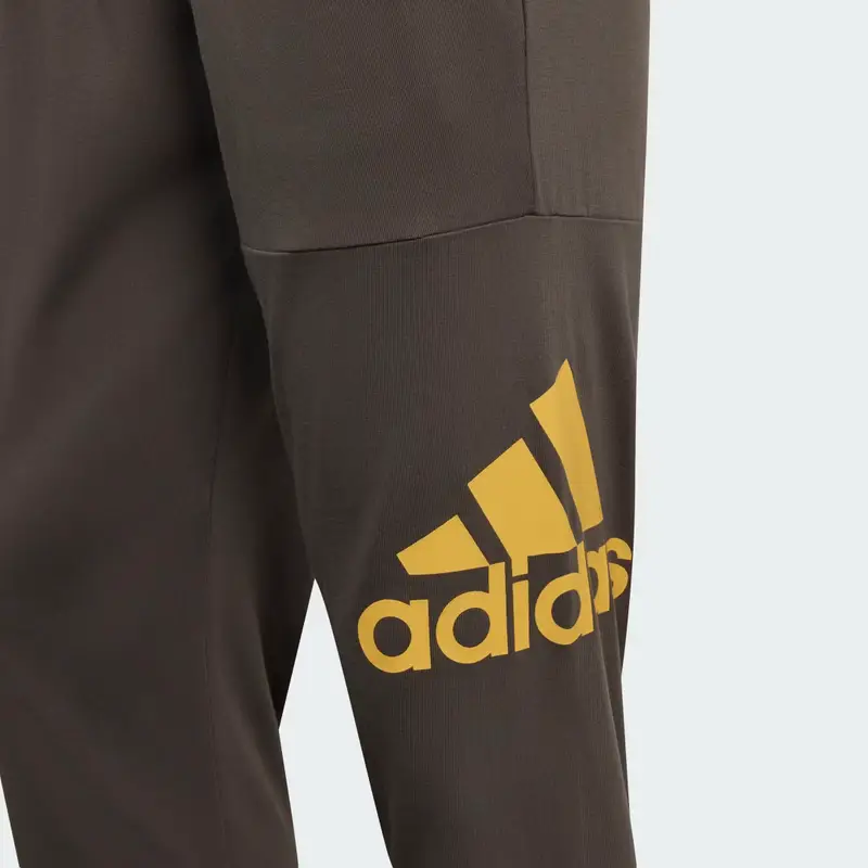 Pantaloni Essentials Single Jersey Tapered Badge of Sport Charcoal miniatura 3