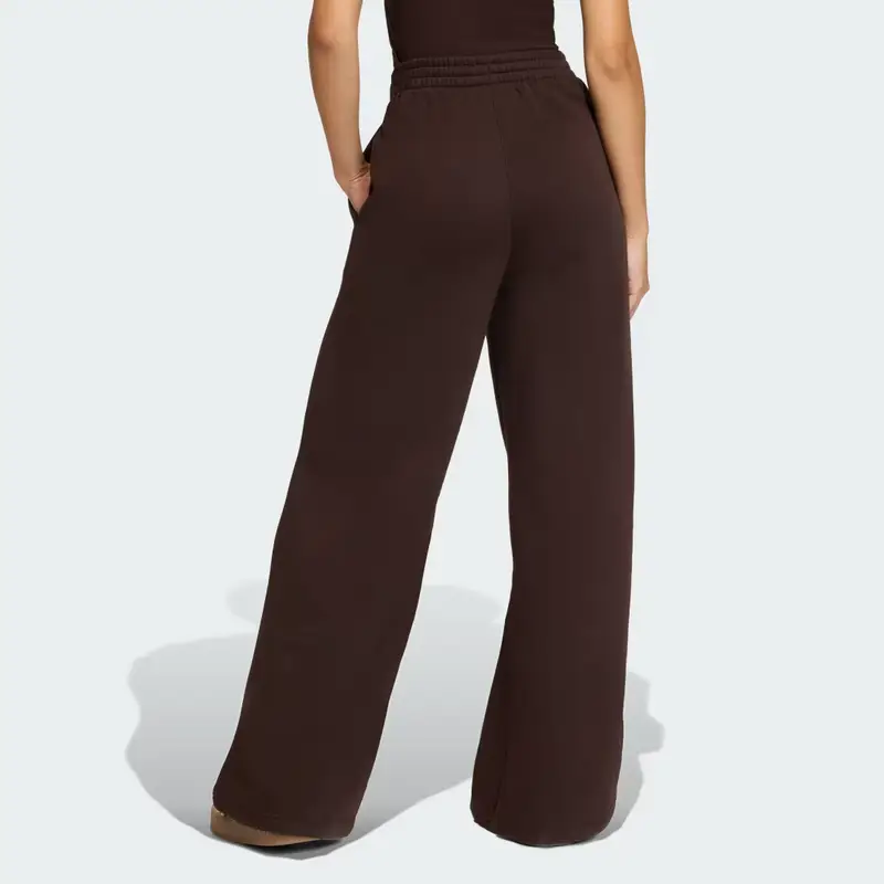 Pantaloni Essentials Wide Leg Fleece Aurora Coffee miniatura 2