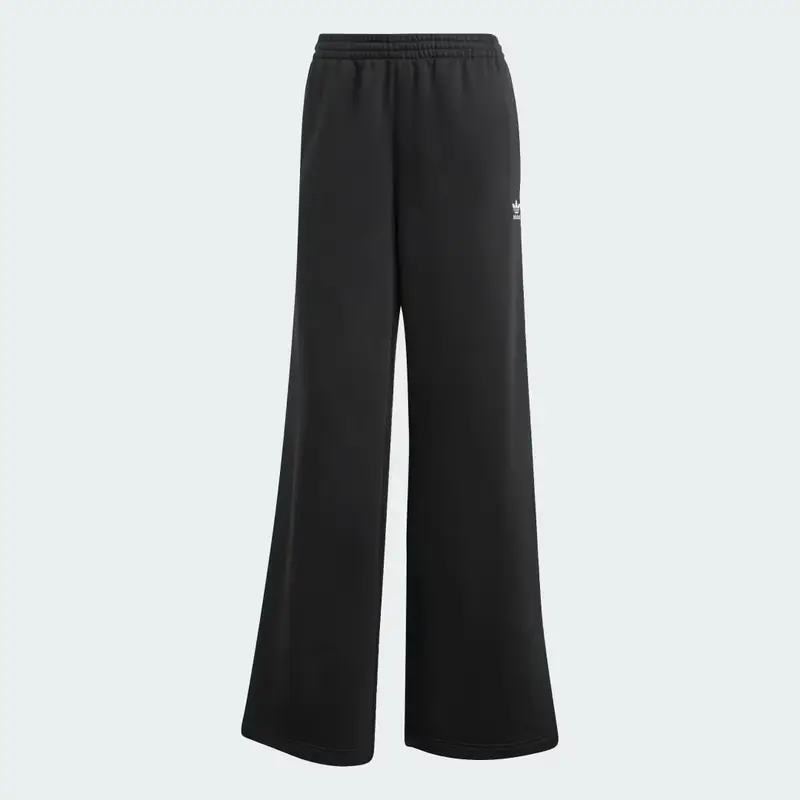 Pantaloni Essentials Wide Leg Fleece Black miniatura 4