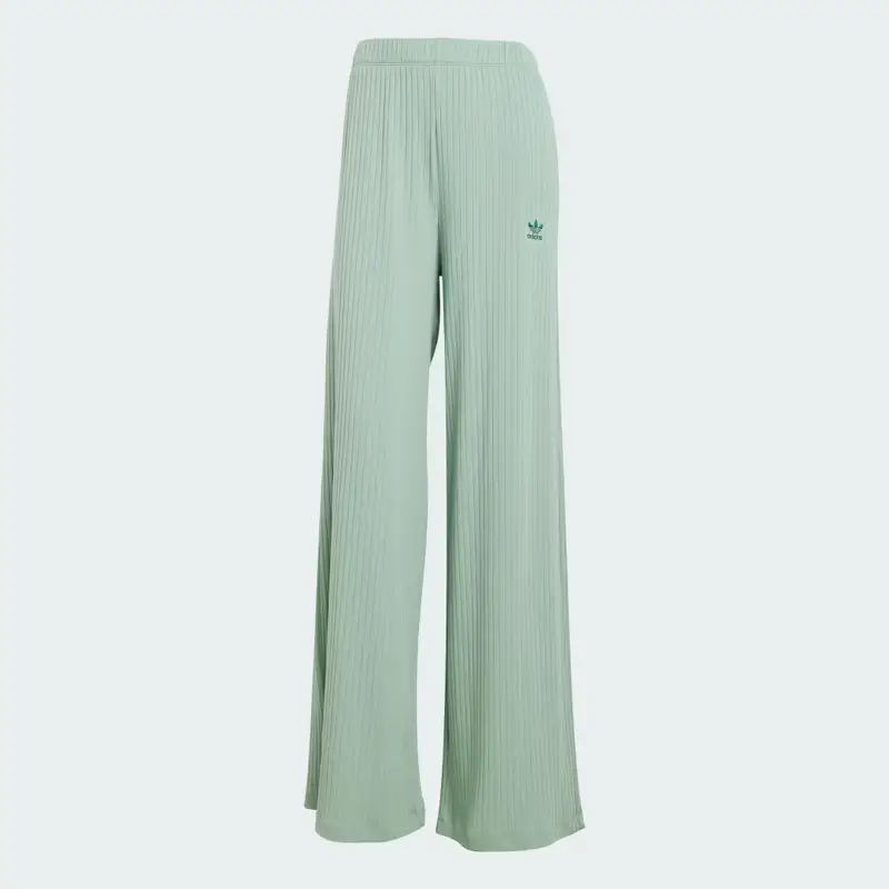 Pantaloni Essentials Wide Rib Silver Green miniatura 4
