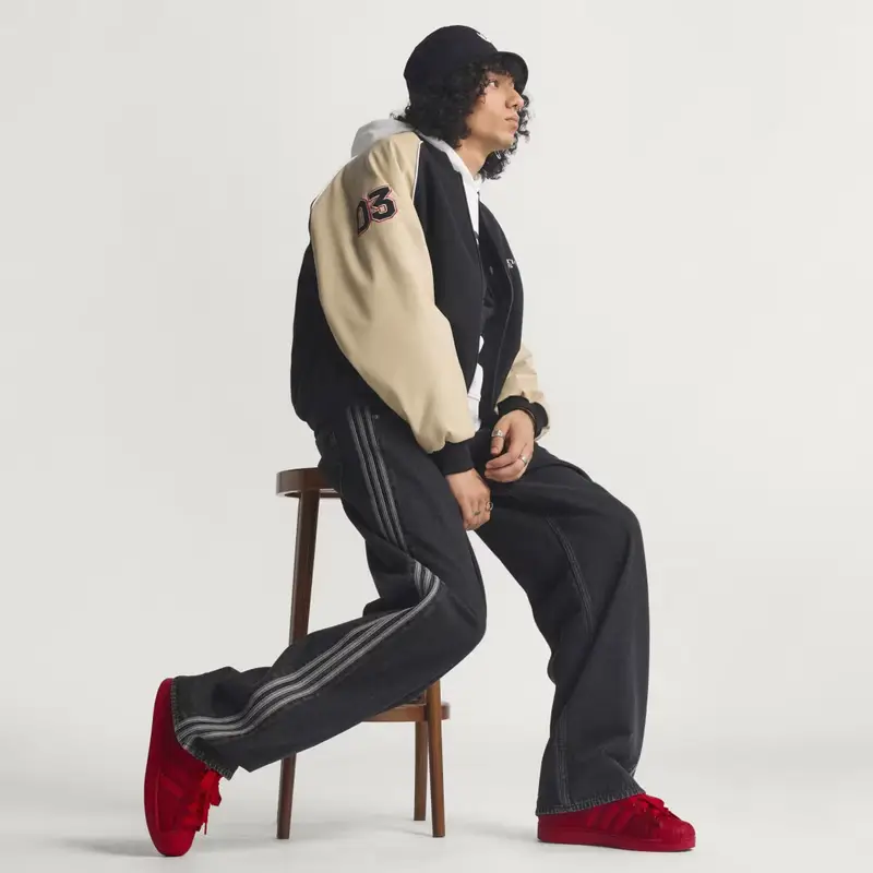 PANTALONI FIREBIRD ADICOLOR IN DENIM True Black Denim