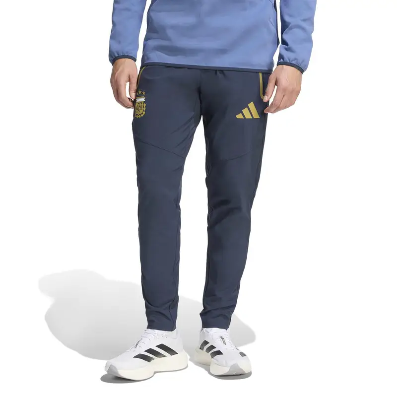Pantaloni fitness da ginnastica adidas Afa Bleu