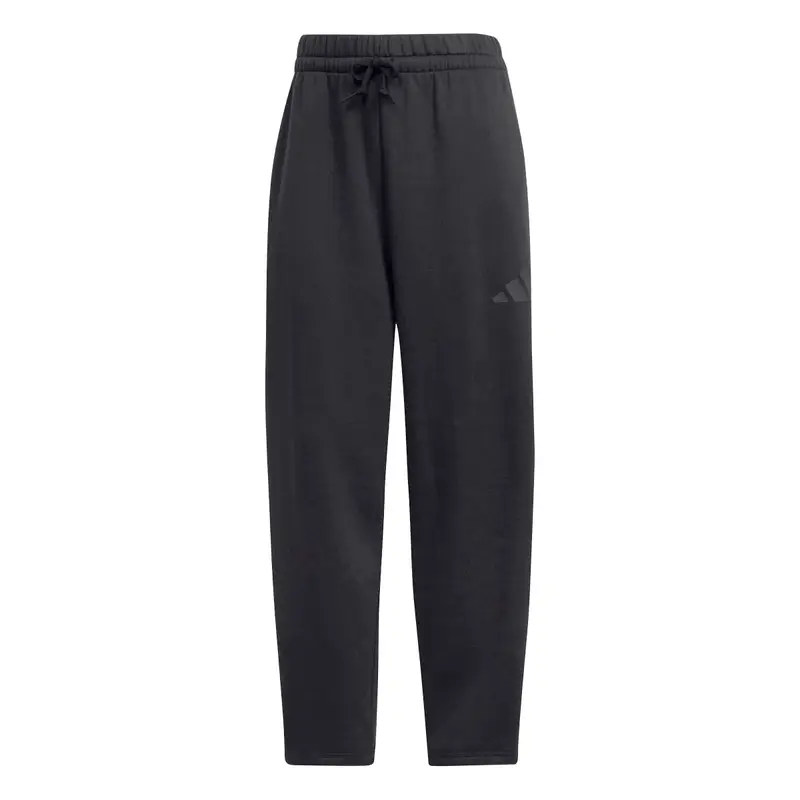 Pantaloni fitness dlla Tuta da donna adidas Essentials Contemporary Logo Fleece Barrel Noir