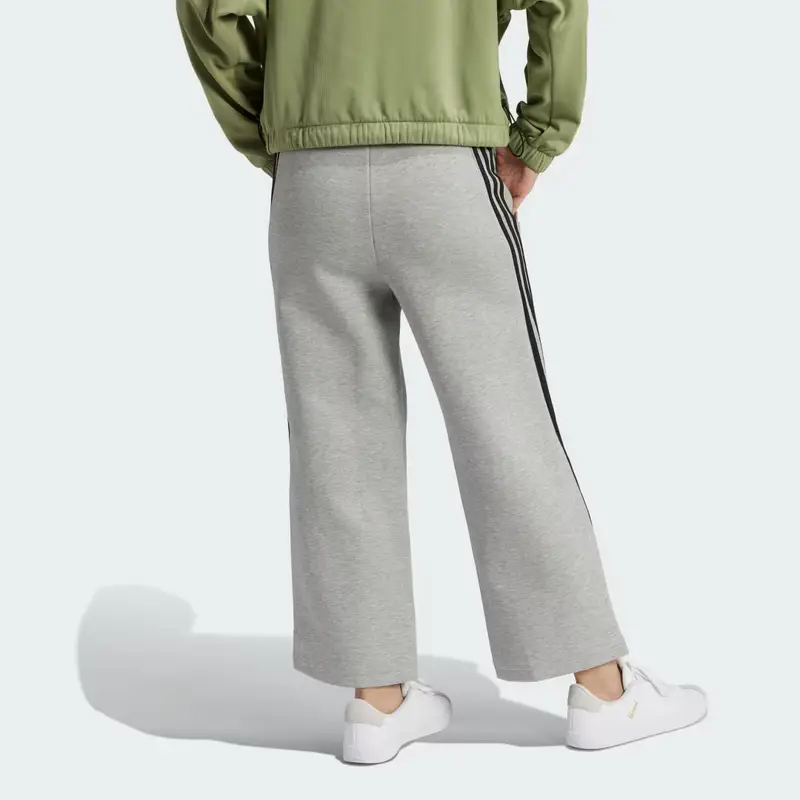 Pantaloni Future Icons 3-Stripes Open Hem Medium Grey Heather miniatura 2