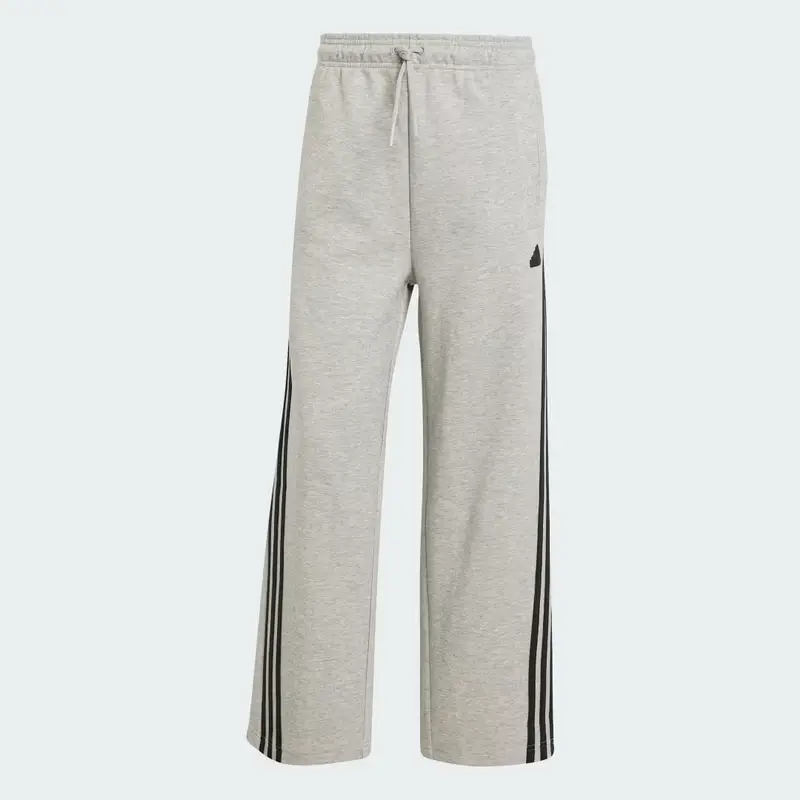 Pantaloni Future Icons 3-Stripes Open Hem Medium Grey Heather miniatura 4