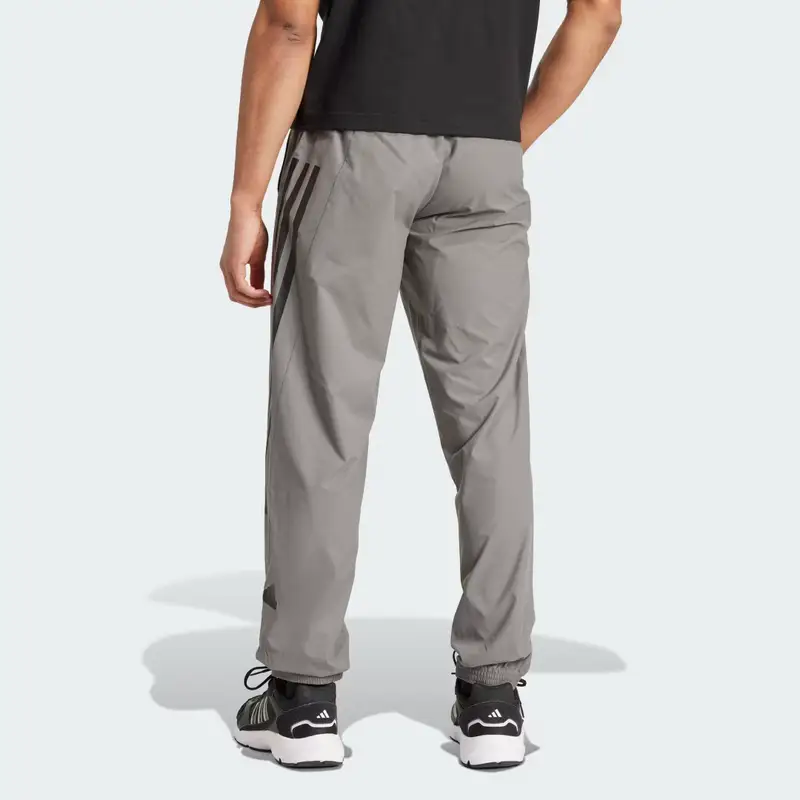 Pantaloni Future Icons 3-Stripes Woven Grey Four miniatura 2