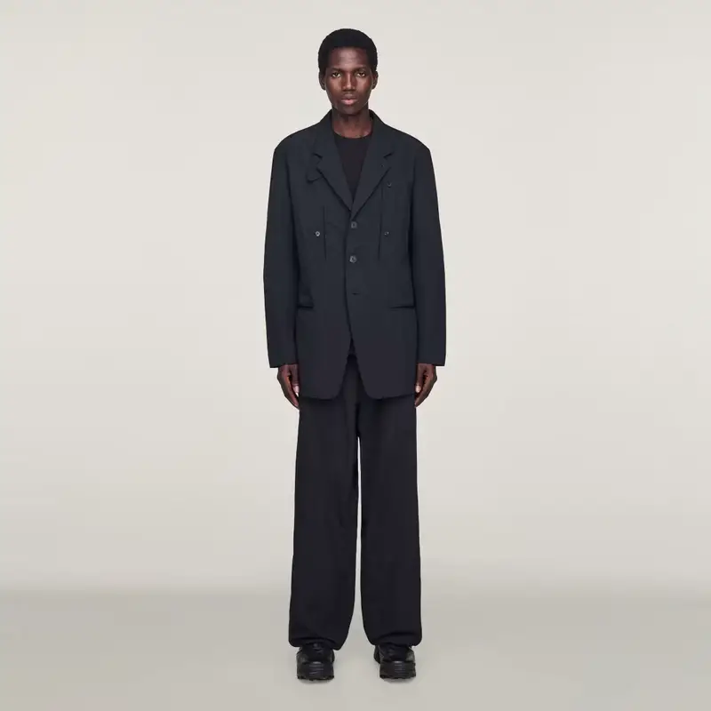 Pantaloni in nylon Y-3 Black