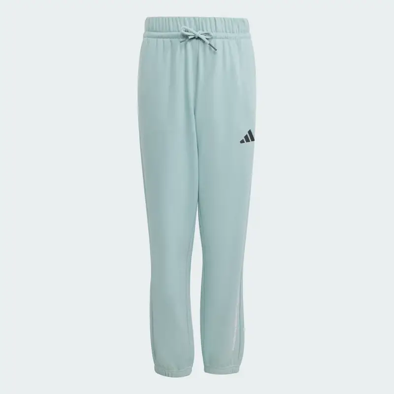 Pantaloni in tessuto felpato adidas Tactile Green miniatura 4