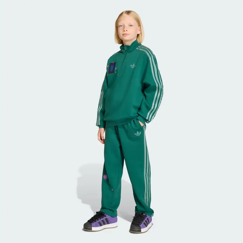 Pantaloni LARGHI ADIDAS MINECRAFT Collegiate Green miniatura 3