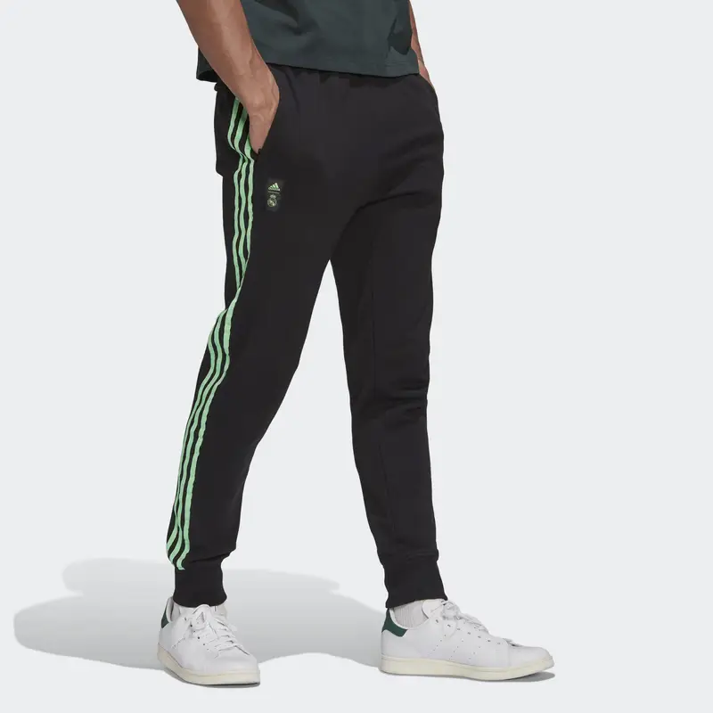 Pantaloni Lifestyler Heavy Cotton Real Madrid | Adidas Nero