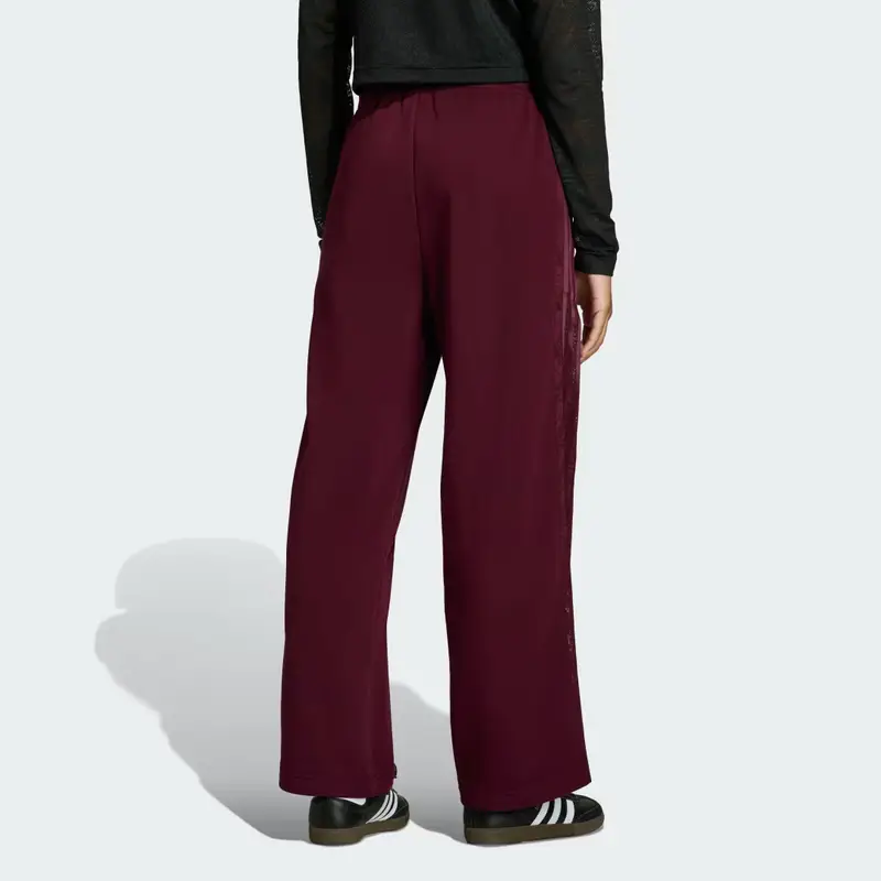 PANTALONI Loose Lace Maroon miniatura 2